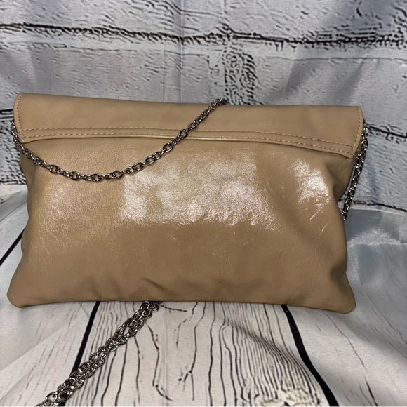 INC International Concepts Women’s  Lily Glazed Clutch Shoulder Bag Chain Strap - Picture 3 of 10